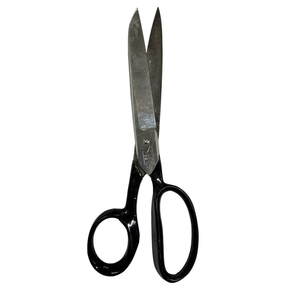 Vintage Steel Forged No 38 Tailor Shears 12 Inch Industrial Sewing Scissors